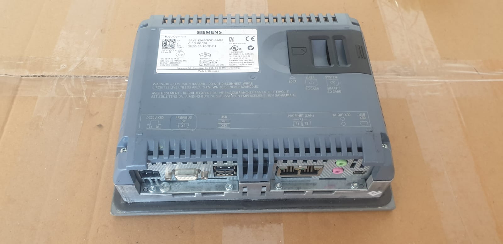 SİEMENS PANEL 6AV2 124-0GC01-0AX0